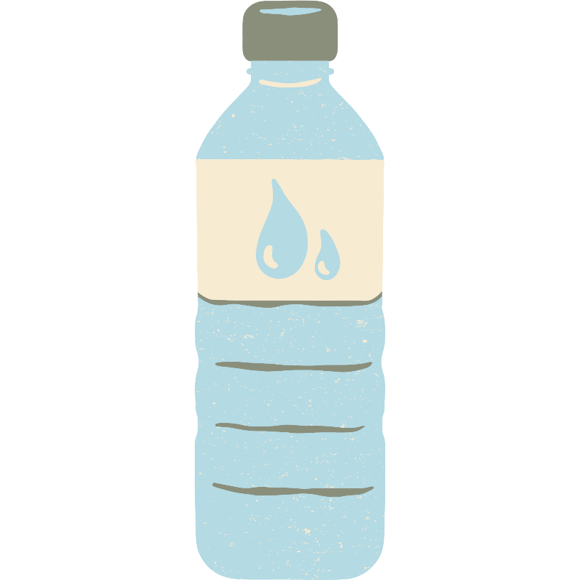 Una botella de agua